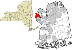 Nassau County New York incorporated and unincorporated areas Kings Point highlighted